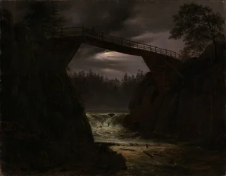 A ponte de Hauge fora de Arendal